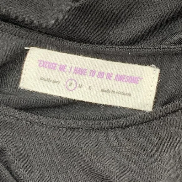 Double Zero Black Camisole w/ Ruffle Detail - Picture 5 of 7